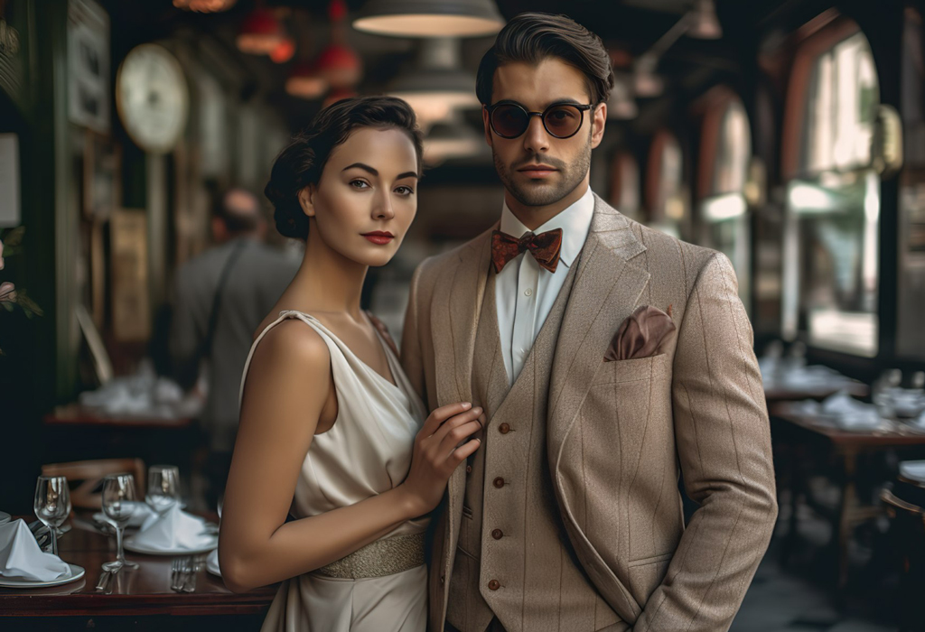 couple on a romantic date